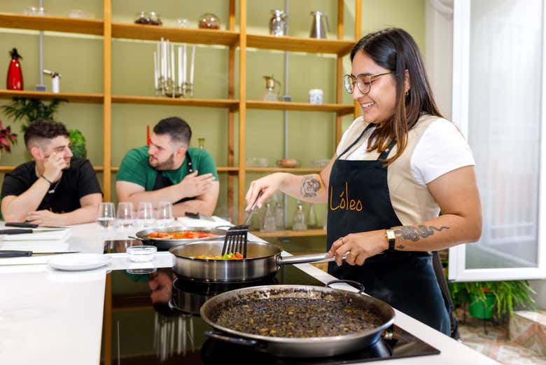 Aprendendo a cozinhar arroz negro