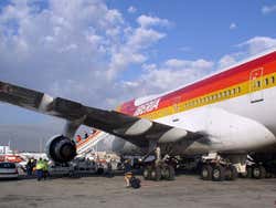 Avião da Iberia em Madrid