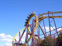 Montanha russa do Batman no Parque Warner