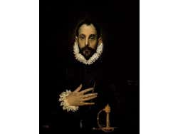 O Cavaleiro com a Mão no Peito de El Greco no Museu do Prado