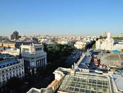 Vista do rooftop do Círculo de Bellas Artes de Madrid