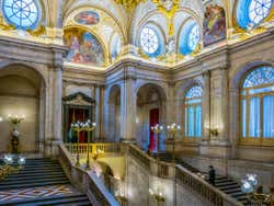 Escadas do Palácio Real de Madrid
