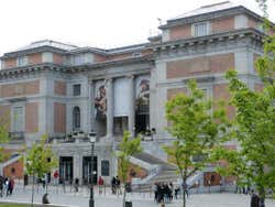 Fachada do Museu do Prado de Madrid
