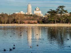 Lago da Casa de Campo de Madrid