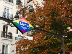 Placa da Estação de metrô de Chueca