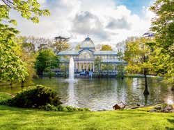 Palácio de Cristal no Parque del Retiro de Madrid