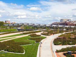 Panorâmica do Madrid Río de Madrid