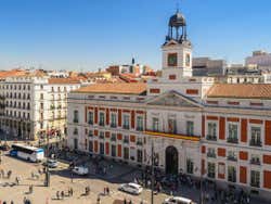 Puerta del Sol em um dia ensolarado