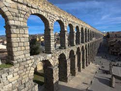 Detalhe do Aqueduto de Segóvia