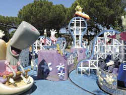 Splash Bash no parque de diversão de Madrid