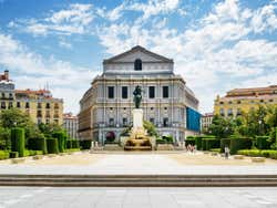 Fachada do Teatro Real de Madrid
