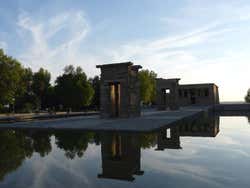 Templo de Debod, um templo egípcio situado no centro de Madrid
