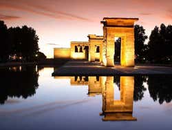 Templo de Debod ao entardecer