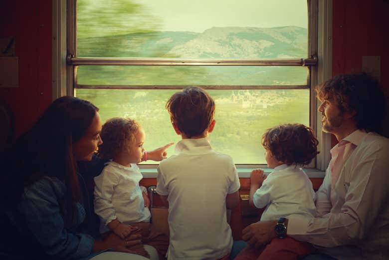 Vistas da locomotiva